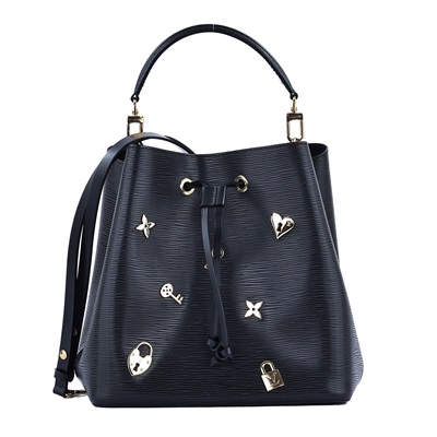 路易威登 LOUIS VUITTON NéoNoé 手提 肩背包 M53237 晶片款 黑EPI造型水桶NéoNoé 防塵袋