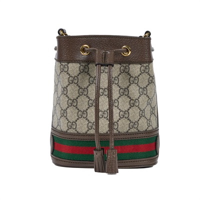 古馳 GUCCI Ophidia GG 迷你 水桶袋 550620 OPHIDIA GG斜背水桶包 原廠盒子/防塵袋