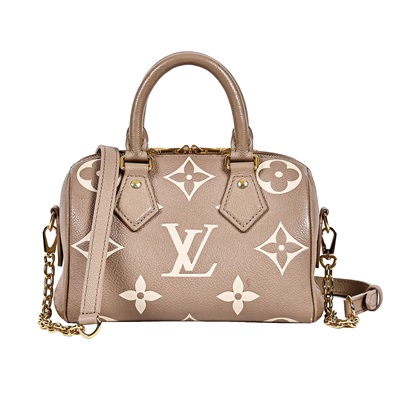 路易威登 LOUIS VUITTON Speedy Bandoulière 20 雙色 手提 斜背 波士頓包 M46575 晶片款 原廠盒子/購買證明/鎖組
