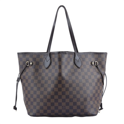 路易威登 LOUIS VUITTON 棕棋盤 Neverfull MM 托特包 N51105 棋盤NEVERFULL MM 無附屬品