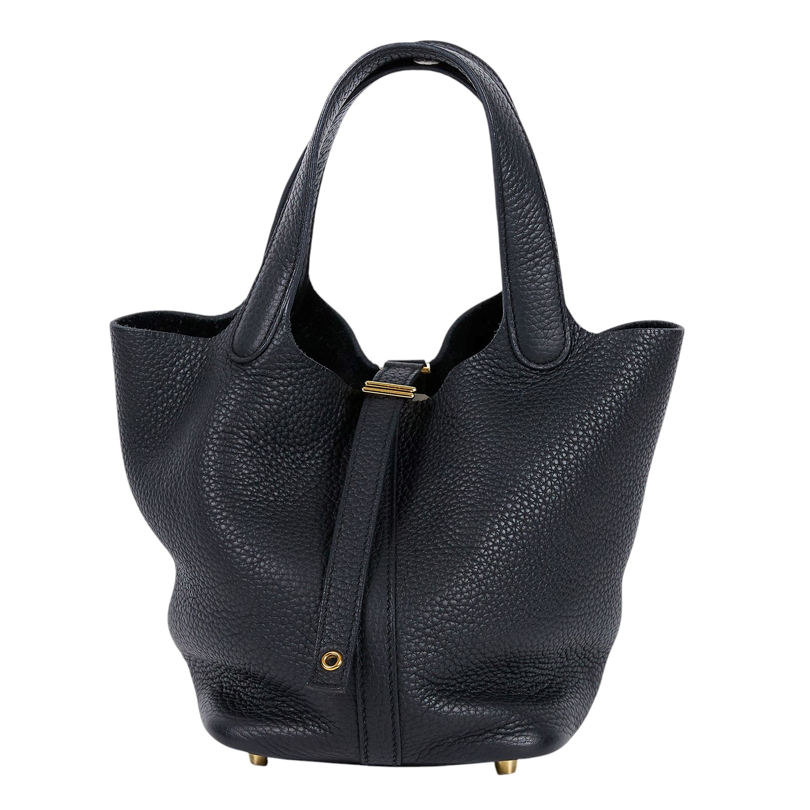 愛馬仕 Hermes Picotin Lock 18 菜籃子包 PT18 U刻 黑PICOTIN18 防塵袋