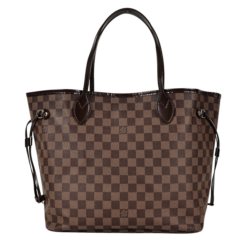路易威登 LOUIS VUITTON 棕棋盤 MM 托特包 N51105 棋盤格NEVERFULL MM 防塵袋