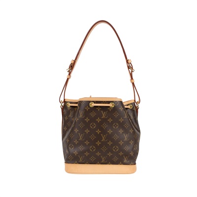 路易威登 LOUIS VUITTON Petit Noé 束口 水桶包 經典帆布 M46984 晶片款 原花水桶包 無附屬品