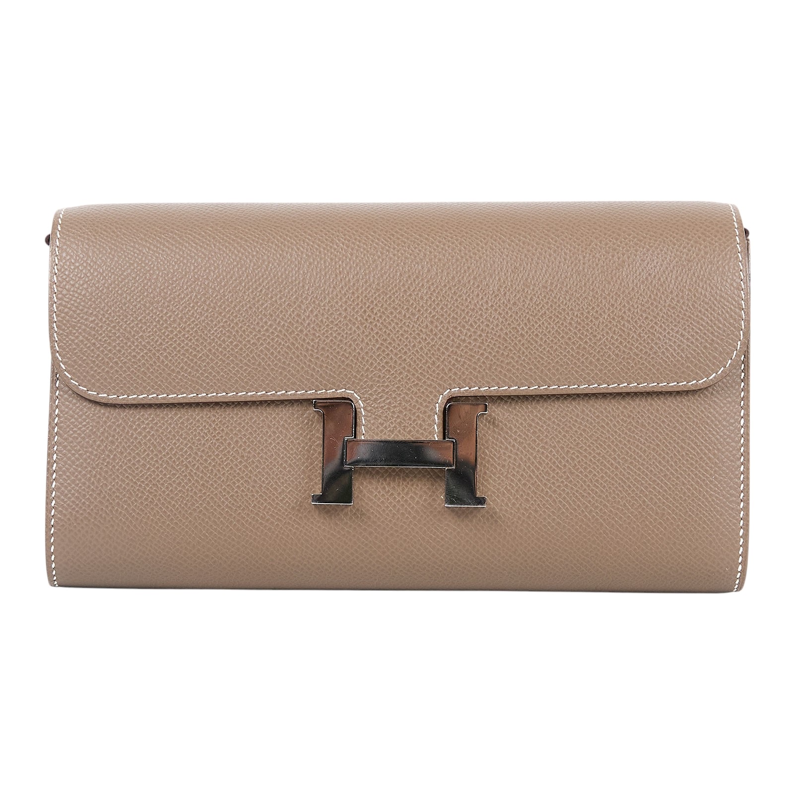 愛馬仕 Hermes Constance to go 康康包 長夾  CNTG U刻 大象灰CONSTANCE TO GO 原廠盒子/購買證明