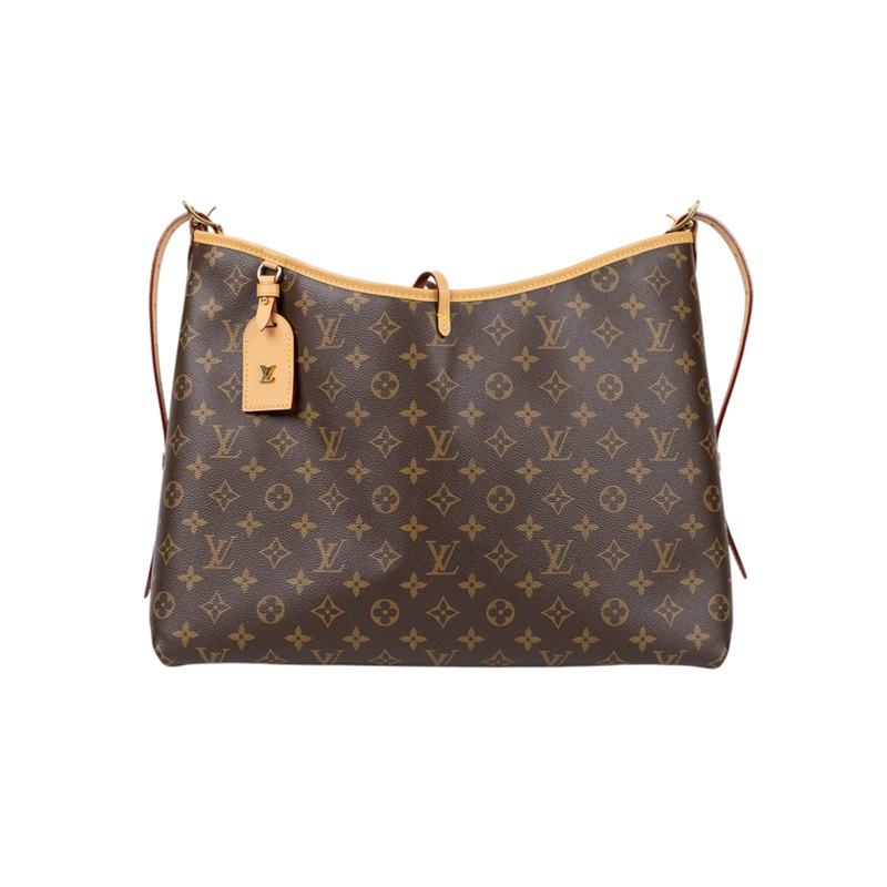 路易威登 LOUIS VUITTON CarryAll MM 原花 肩背包 M46197 晶片款 原花CARRYALL MM 原廠盒子/防塵袋/官網明細/內袋