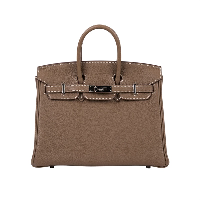 愛馬仕 Hermes Birkin Bag 柏金包 25 BK25 U刻 大象灰BIRKIN25 原廠盒子/防塵袋/雨衣