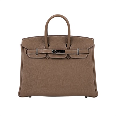 愛馬仕 Hermes Birkin Bag 柏金包 25 BK25 U刻 大象灰BIRKIN25 原廠盒子/防塵袋/雨衣