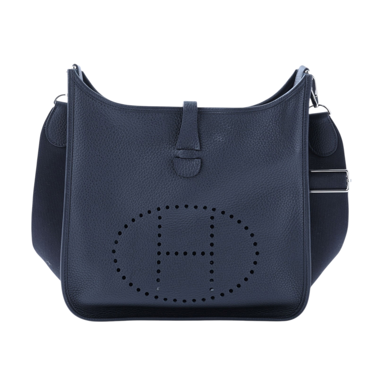 愛馬仕 Hermes Evelyne Bag 伊芙琳包 29 馬蹄型 H056277CK89 /B刻 黑EVELYNE 29 原廠盒子 /防塵袋/國外購買證明