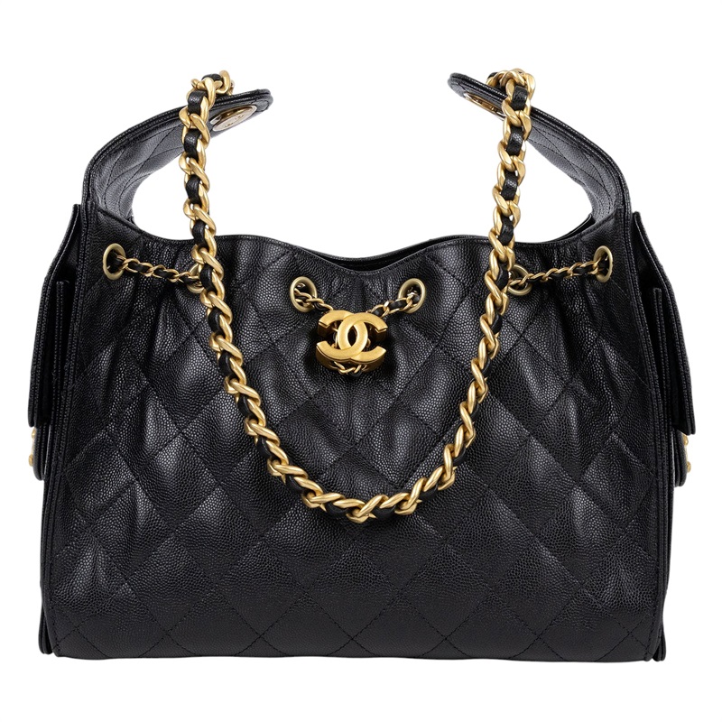香奈兒 CHANEL 25 小型包 AS5293 B20304 黑色金釦25小型HOBO 原廠盒子/防塵袋/購買證明