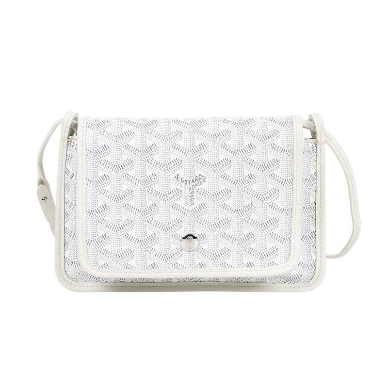 高雅德 GOYARD Plumet Pocket Wallet 肩背 隨身錢包 PLUMETPMLTY 白PLUMET 防塵袋