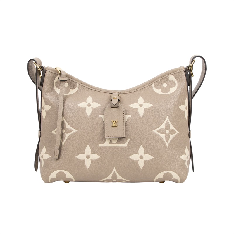 路易威登 LOUIS VUITTON CarryAll PM 肩背包 灰色 M47180 晶片款 斑鳩灰CARRY ALL PM 原廠盒子/防塵袋/購買證明