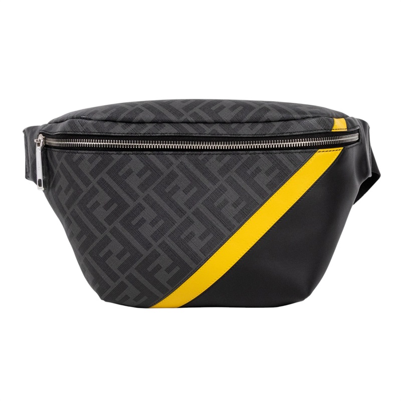 芬迪 FENDI 腰包 7VA434A9XS 黑色FF腰包 防塵袋