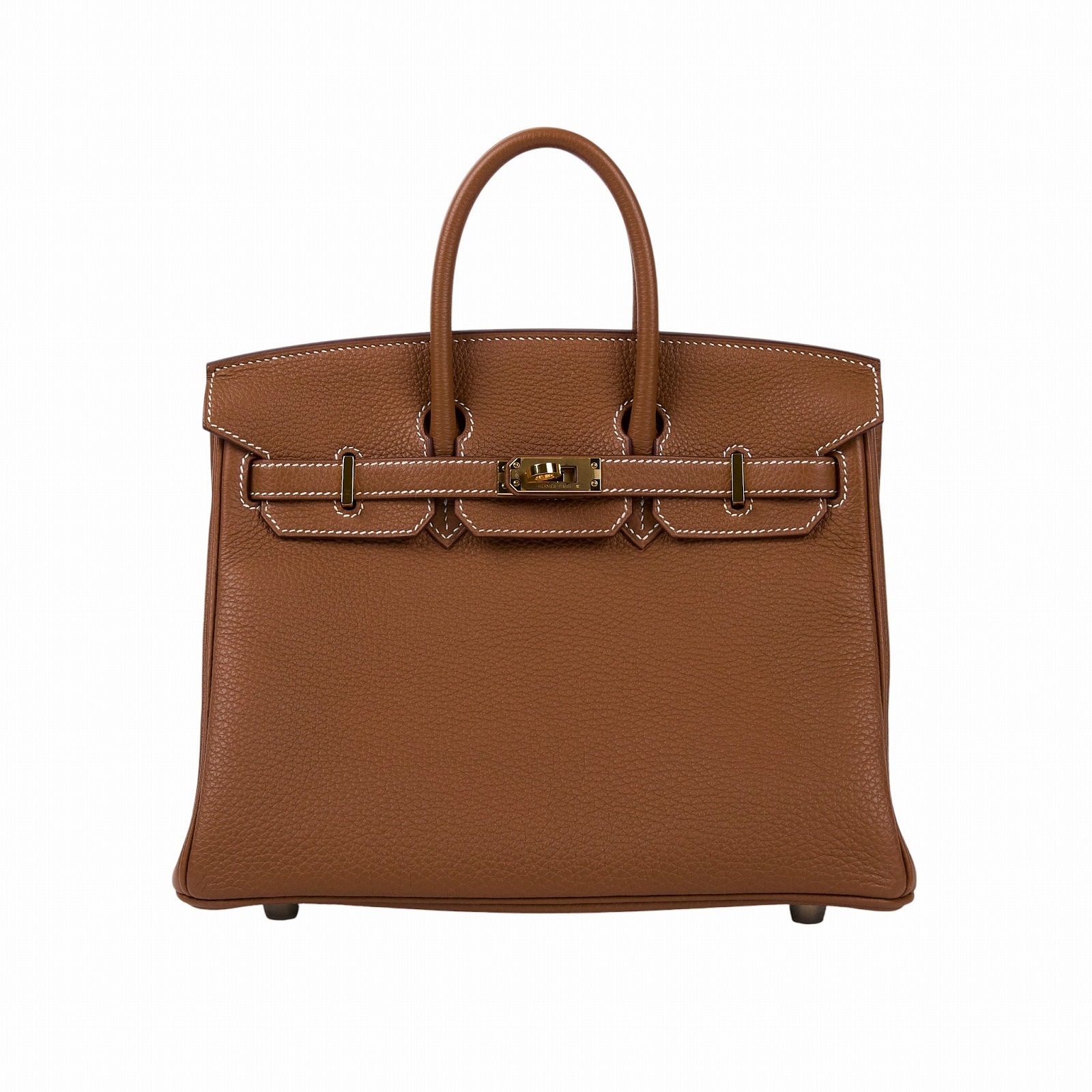 愛馬仕 Hermes Birkin Bag 柏金包 25 BK25 B刻 金棕BIRKIN25 TOGO 原廠盒子/防塵袋/鎖組