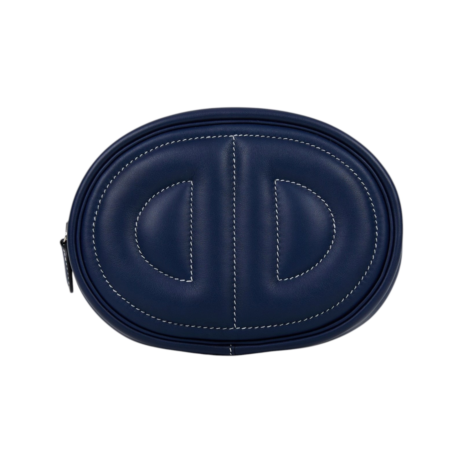 愛馬仕 Hermes In The Loop  豬鼻 腰包 銀色五金 H079223CKAG / Y刻藍IN THE LOOP BANANE 原廠盒子/防塵袋