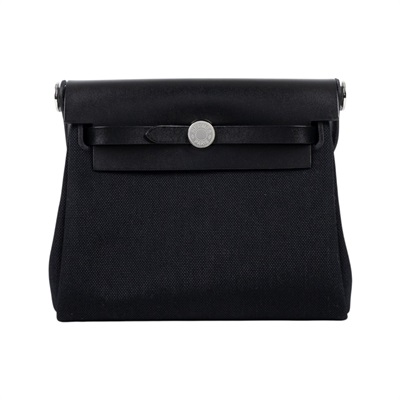 愛馬仕 Hermes Herbag Zip 20 銀色五金 黑色 H086430CKAA /G BT 001 DT  原廠盒子/防塵袋