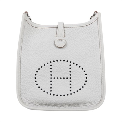 愛馬仕 Hermes Evelyne 16 Amazone bag 伊芙琳包 大象灰 珍珠灰 錫器灰 銀色五金 H069426CKBI /Y BS 002 ZB  原廠盒子/防塵袋/國外購買證明/背帶
