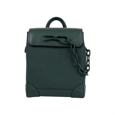 路易威登 LOUIS VUITTON Nano Steamer 肩背包 錢包 郵差包 盒子包 斜背包 M83052 晶片款  原廠盒子/防塵袋/購買證明