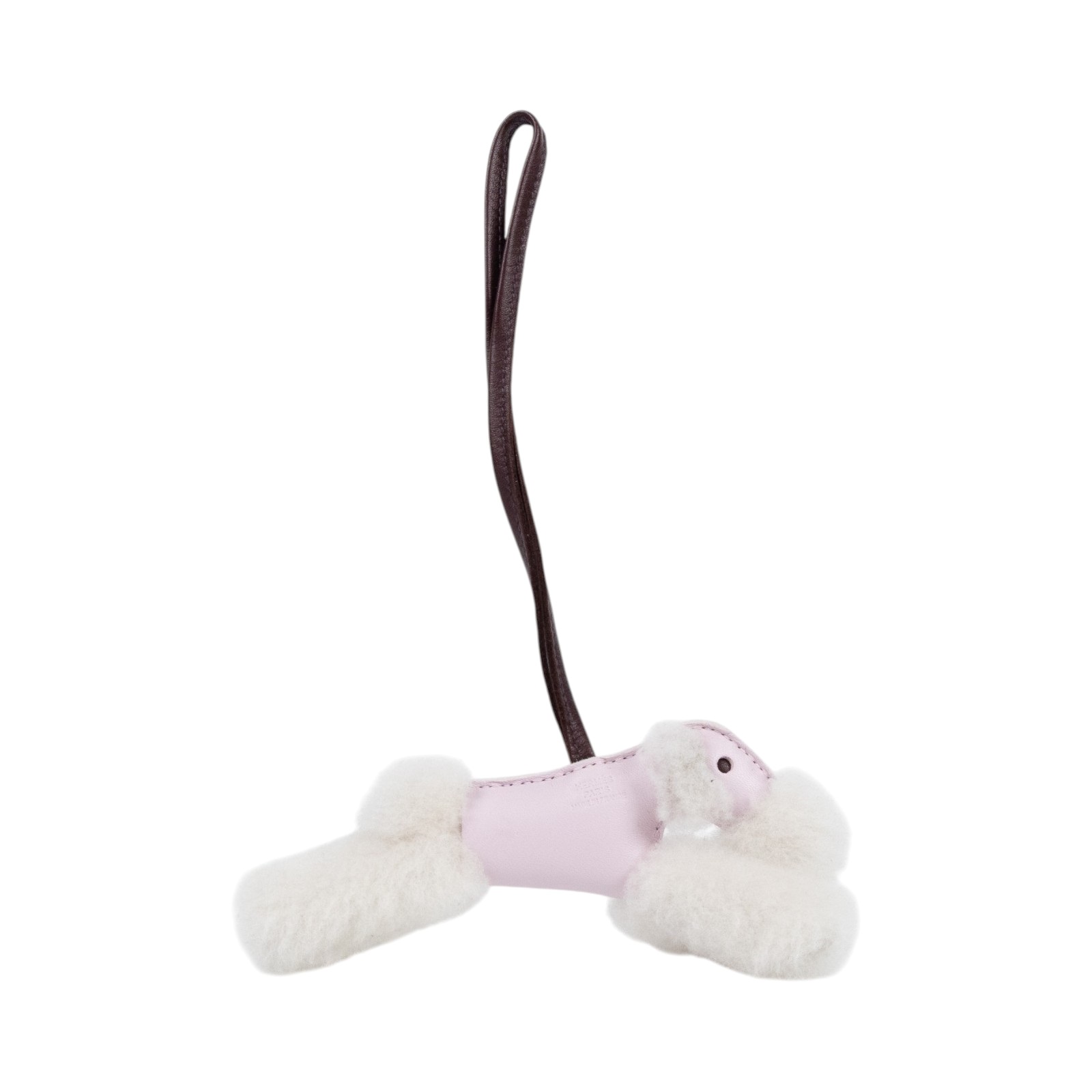 愛馬仕 Hermes Budy charm 吊飾 包掛 狐狸㹴犬 BUDYC UAA U刻紫白毛毛BUDY吊飾 無附屬品