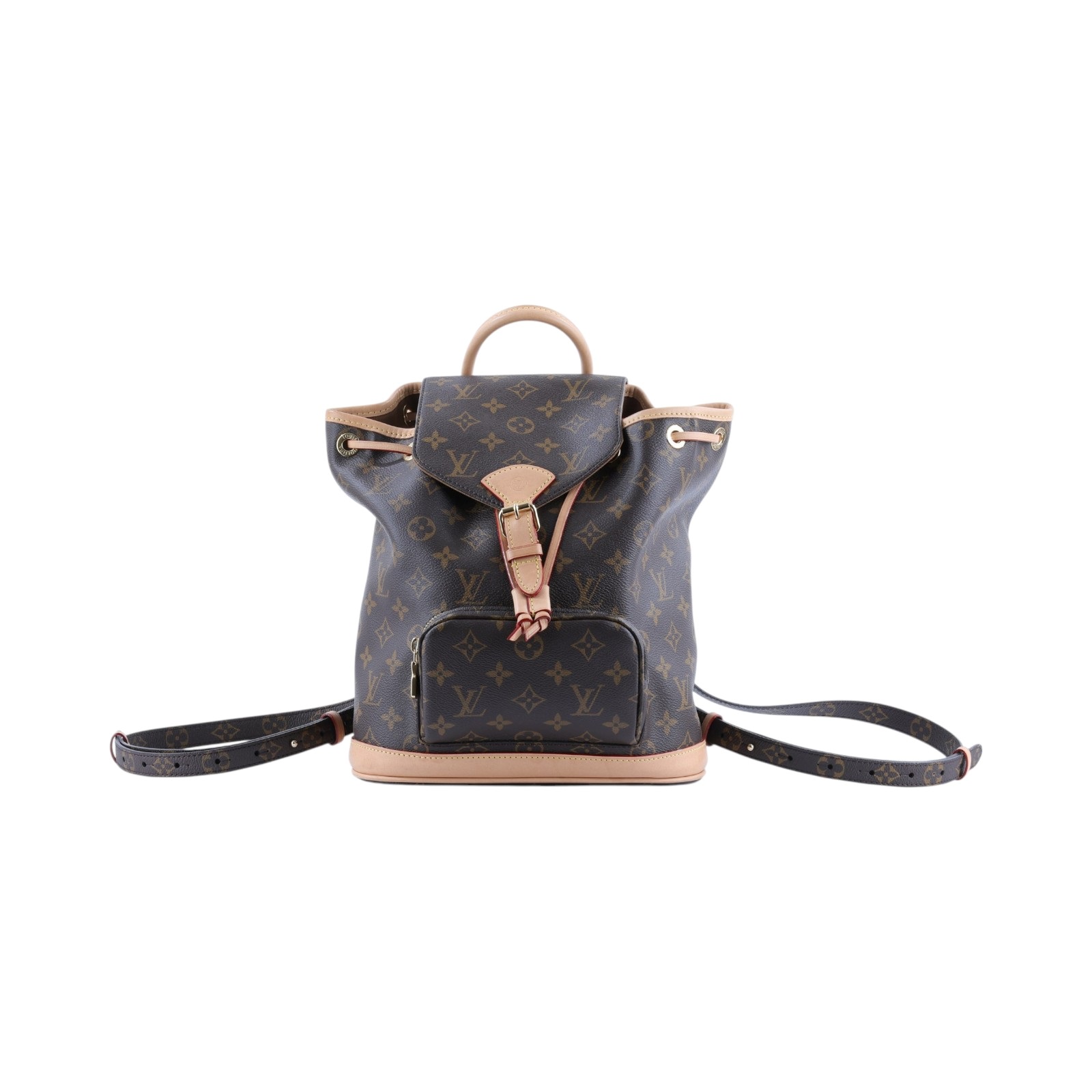 路易威登 LOUIS VUITTON Montsouris Mini 後背包 經典帆布 M11199 晶片款 原花Montsouris PM 原廠盒子/防塵袋