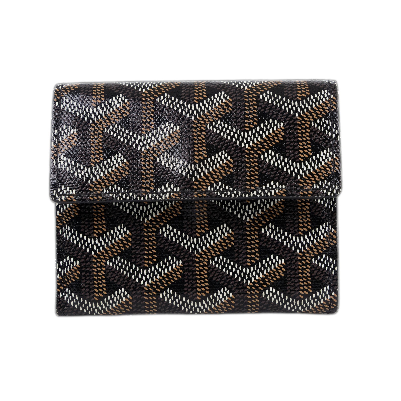 高雅德 GOYARD Marigny Wallet 零錢包 MARIGNPMLTY 黑兩折短夾 無附屬品