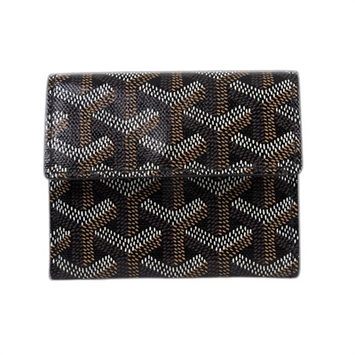 高雅德 GOYARD Marigny Wallet 零錢包 MARIGNPMLTY 黑兩折短夾 無附屬品