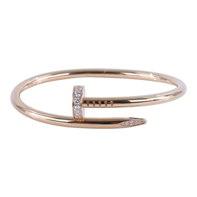卡地亞 CARTIER Juste un Clou 手環 經典款 B6048516 RG Juste un Clou帶鑽手環 新型 原廠盒子2/保書