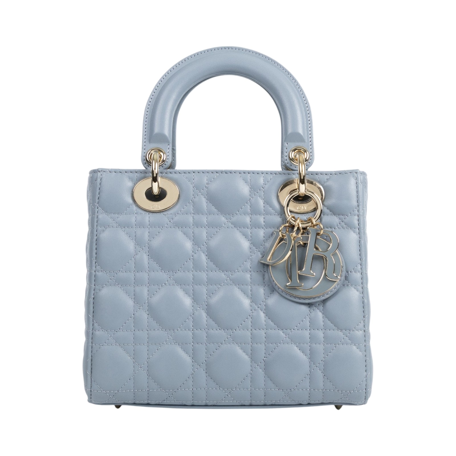迪奧 CHRISTIAN DIOR Lady Dior My ABCDior 小型 肩背 手提包 羊皮 M0538OCEA  原廠盒子/保證卡/背帶