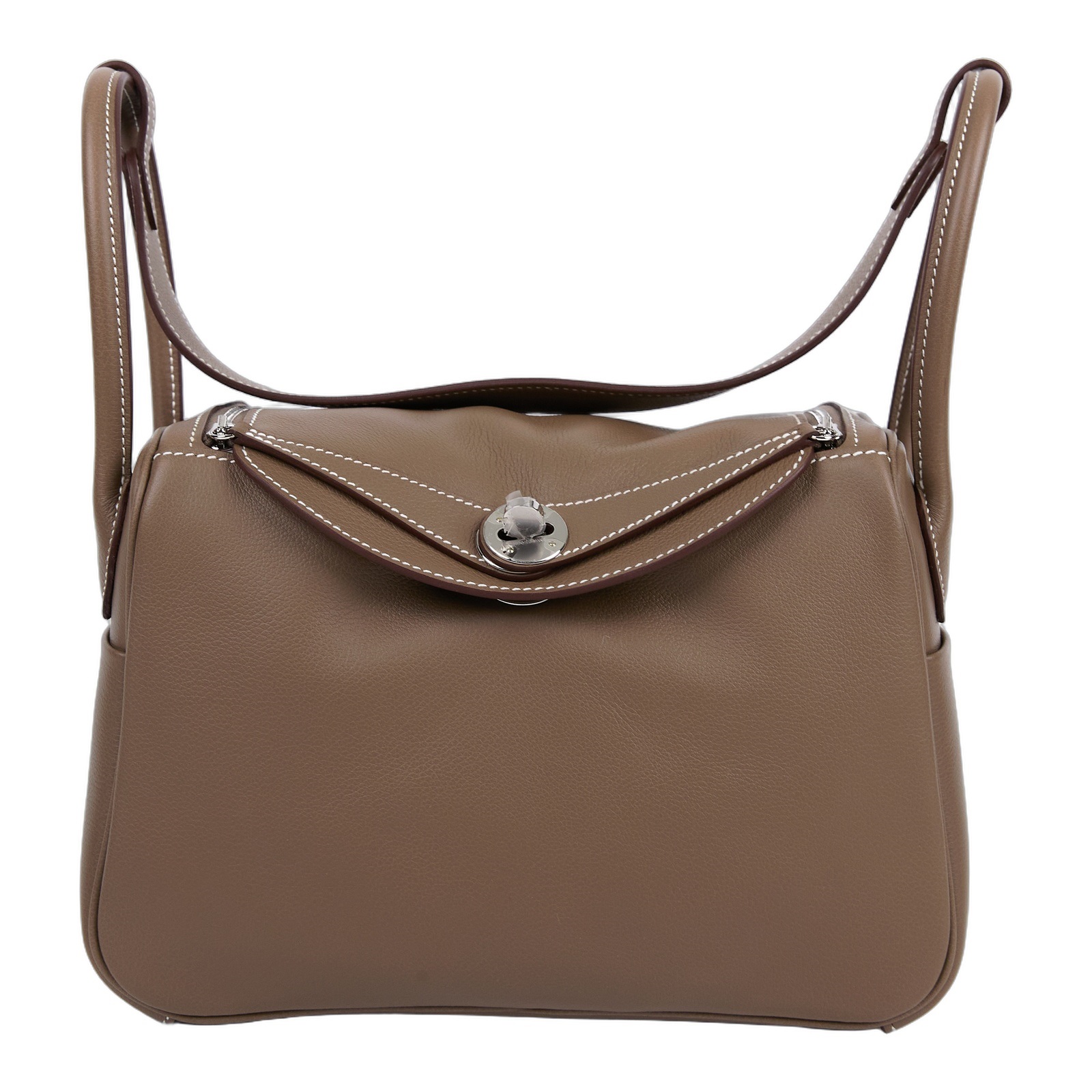 愛馬仕 Hermes Lindy 琳迪包 26 大象灰 銀色五金 肩背包 H073430CK18 /G RY 590 NA  原廠盒子/防塵袋/國外購買證明