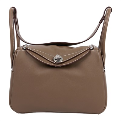 愛馬仕 Hermes Lindy 琳迪包 26 大象灰 銀色五金 肩背包 H073430CK18 /G RY 590 NA  原廠盒子/防塵袋/國外購買證明