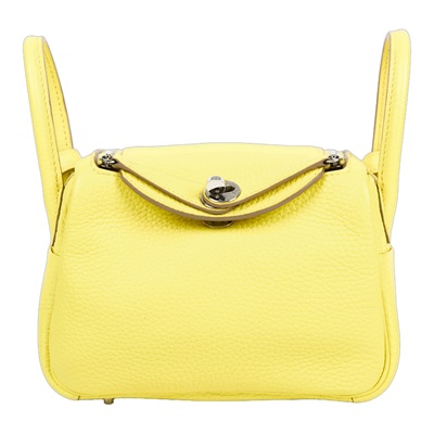 愛馬仕 Hermes Lindy 琳迪包 迷你 LDM Z MM 309 FX Z刻 黃色MINI LINDY 無附屬品