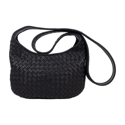 寶緹嘉 BOTTEGA VENETA Veneto Bag 斜背包 小型 836918V5RI1 黑編織Veneto肩背包 防塵袋