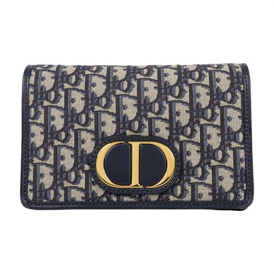 迪奧 CHRISTIAN DIOR Lady Dior My 帆布 鍊條 肩背 手拿包 S2086UTZQ  原廠盒子/防塵袋/背帶/國外購買證明
