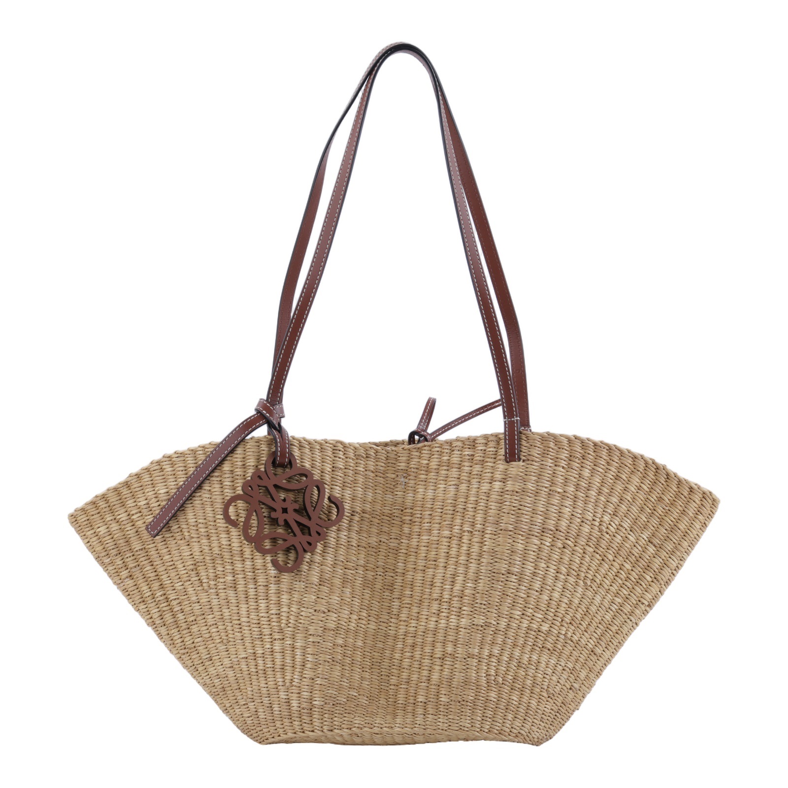 羅意威 LOEWE Shell Basket Bag 手提包 小型 A223096X06 草編SHELL BASKET肩背包 小號 防塵袋