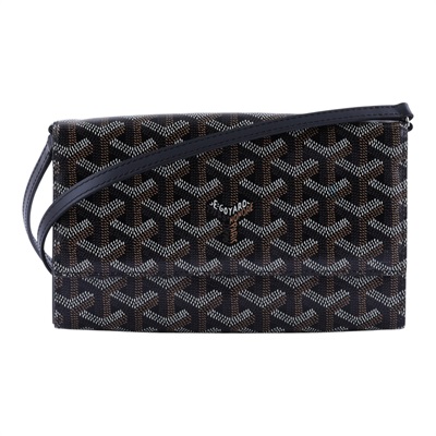 高雅德 GOYARD Varenne Continental Wallet 錢包 長夾 斜背包 VAREN3MMLTY 黑Varenne WOC 防塵袋2/背帶