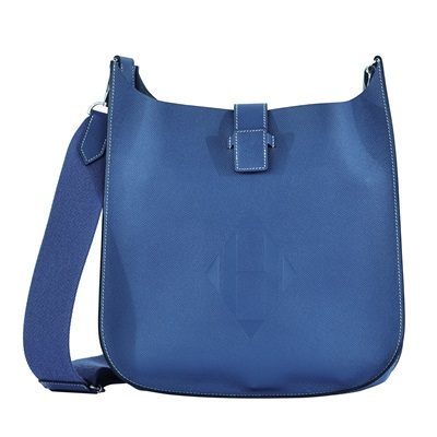 愛馬仕 Hermes Evelyne Bag 伊芙琳包 III 29 EV29 C刻 深藍EVELYNE SELLIER 29 防塵袋