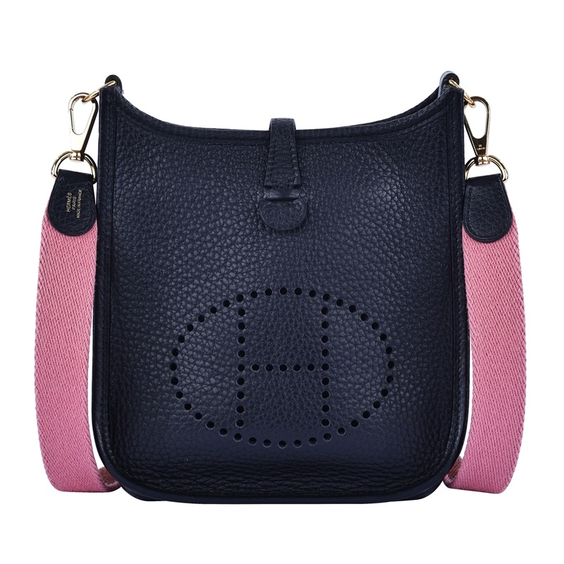 愛馬仕 Hermes Evelyne Bag Mini 伊芙琳包 Evelyne 16 EV16 C刻 深藍MINI EVELYNE 防塵袋/背帶