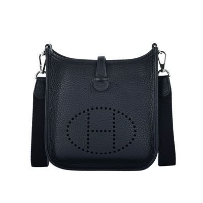 愛馬仕 Hermes Evelyne Bag Mini 伊芙琳包 Evelyne 16 EV16 D刻 黑MINI EVELYNE 原廠盒子/防塵袋