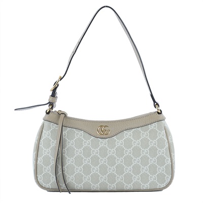 古馳 GUCCI Ophidia 小型 肩揹袋 735145 米色GG肩背包 原廠盒子/防塵袋