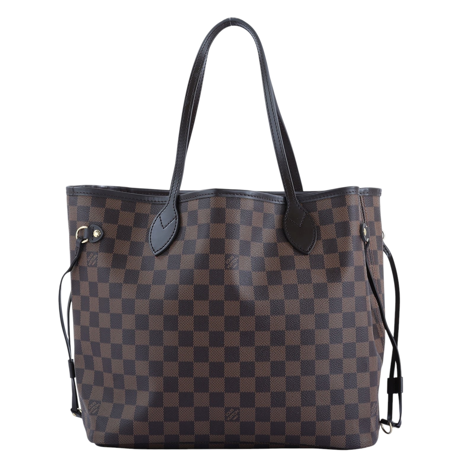 路易威登 LOUIS VUITTON 棕棋盤 Neverfull MM 托特包 N41358 晶片款 棕棋盤 Neverfull MM 防塵袋/原廠盒子