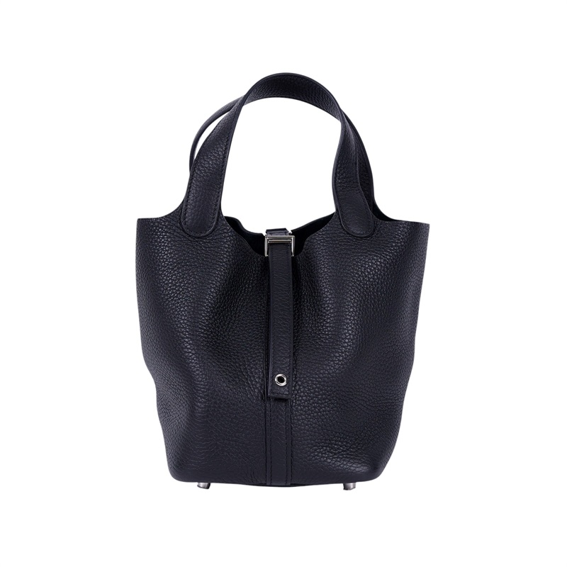 愛馬仕 Hermes Picotin Lock 18 菜籃子包 PT18 B刻 黑PICOTIN18 原廠盒子/防塵袋/鎖頭/鑰匙