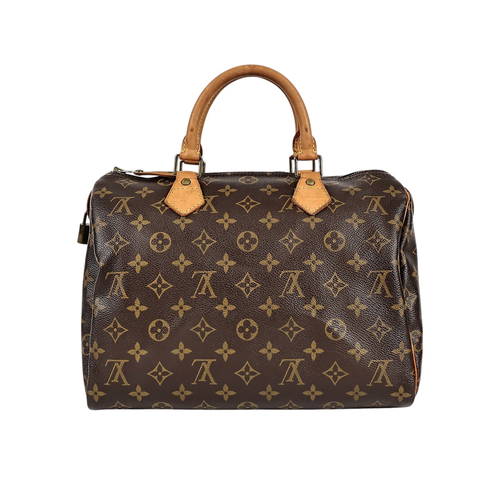 路易威登 LOUIS VUITTON Speedy 30原花 手提波士頓包 M41108 棕原花Speedy 30手提包 無附屬品