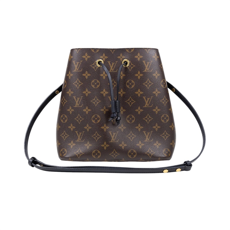 路易威登 LOUIS VUITTON NéoNoé MM 原花 束口水桶包 M44020 黑原花NEONOE水桶包 無附屬品