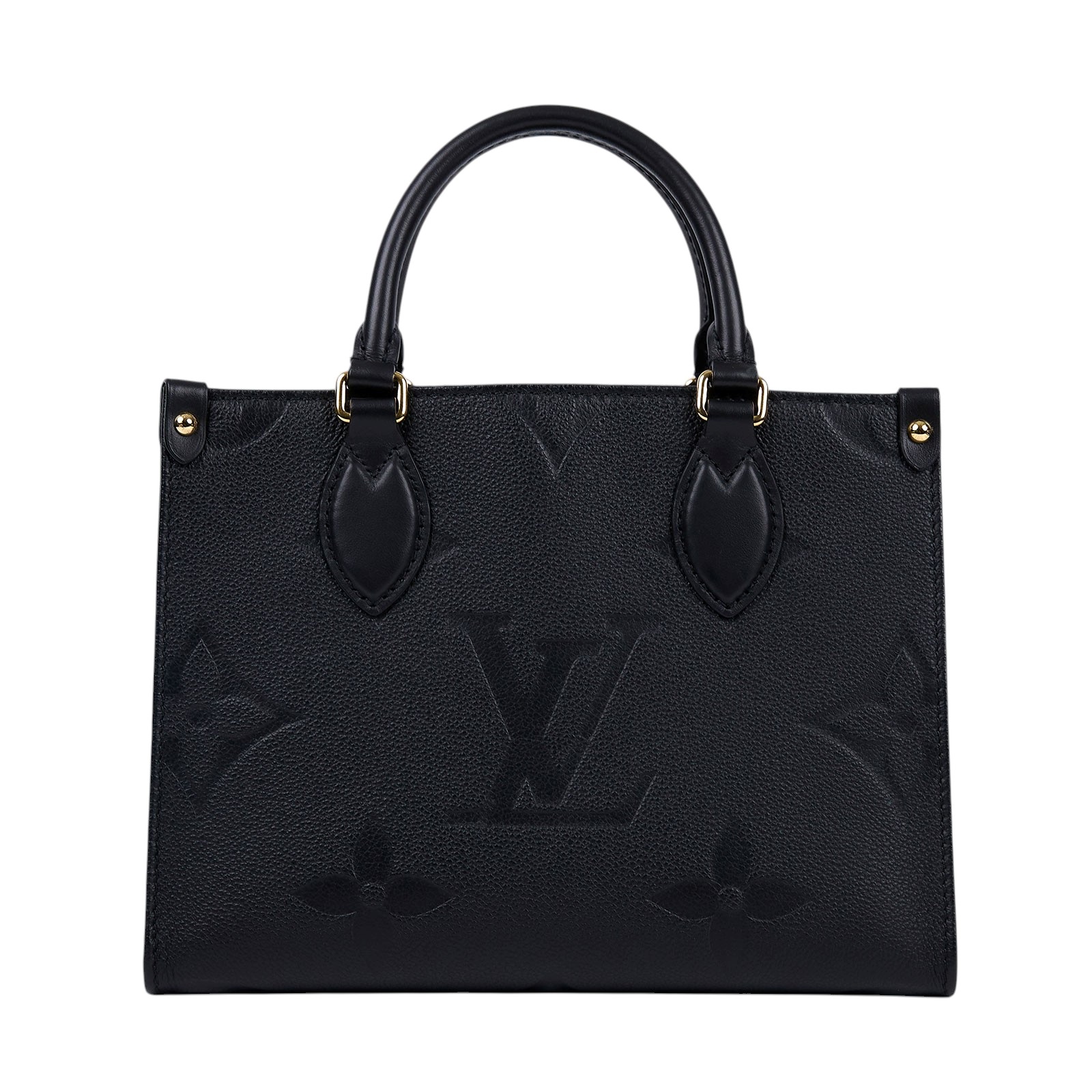 路易威登 LOUIS VUITTON OnTheGo PM 手提 肩背包 黑色 M45653 晶片款 原廠盒子/防塵袋/背帶