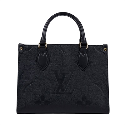 路易威登 LOUIS VUITTON OnTheGo PM 手提 肩背包 黑色 M45653 晶片款 原廠盒子/防塵袋/背帶