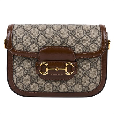 古馳 GUCCI Horsebit 1955 迷你 馬鞍包 658574 HUHHG 棕1955 mini 防塵袋/原廠盒子/購買證明/背袋