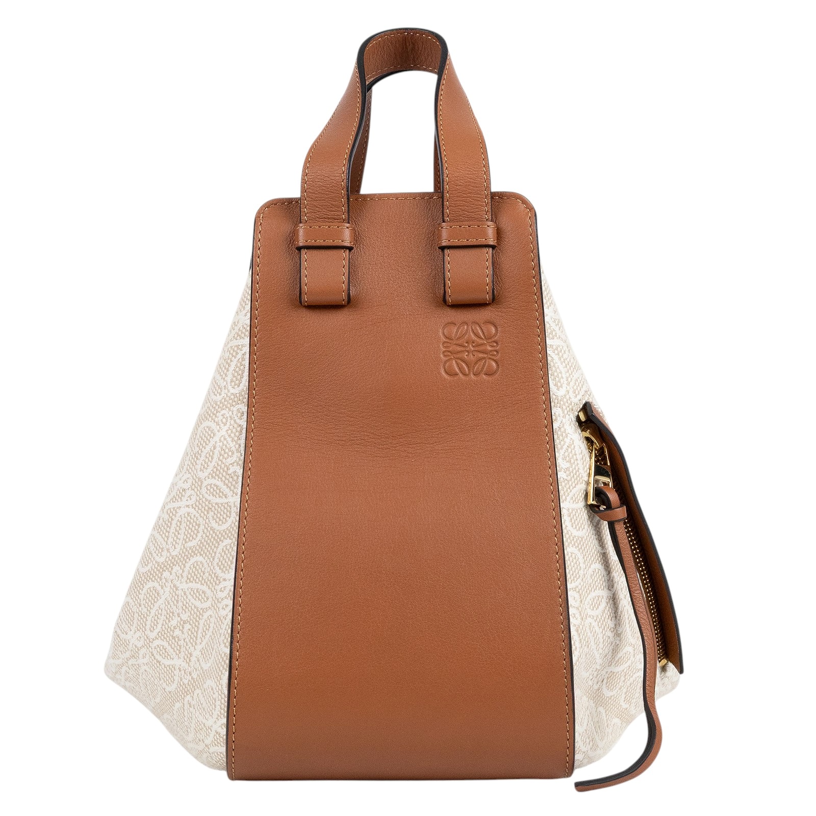 羅意威 LOEWE Compact Hammock bag 小牛皮 肩背 吊床包 A538H13X35  防塵袋