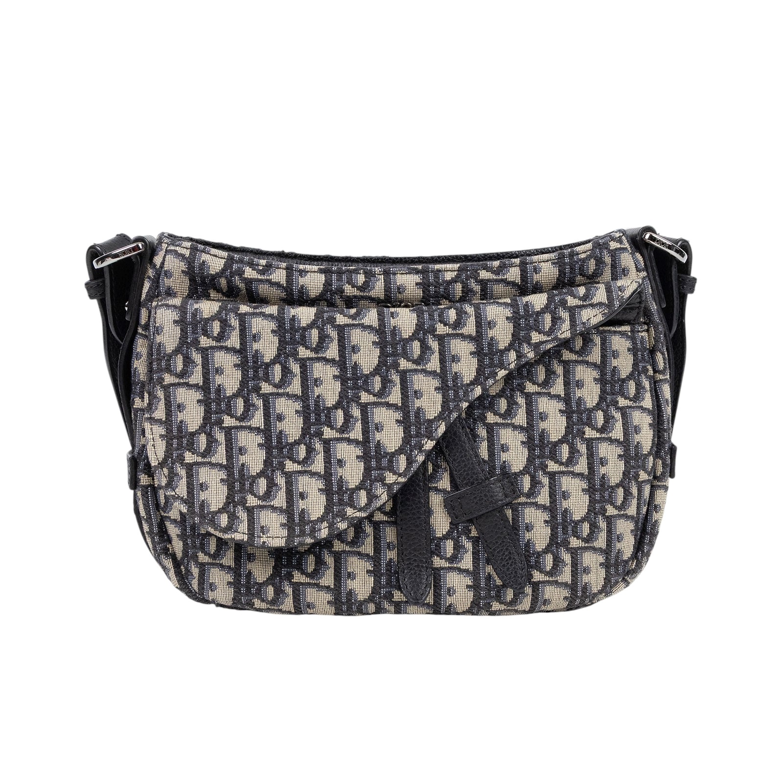 迪奧 CHRISTIAN DIOR Mini Saddle Soft 肩背包 1ADHO024YKY  原廠盒子/防塵袋/購買證明