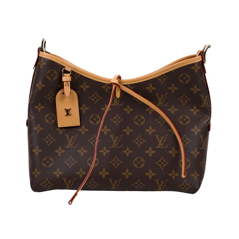 路易威登 LOUIS VUITTON CarryAll PM 原花 肩背包 M46203 晶片款 棕原花CarryAll PM 原廠盒子/購買證明