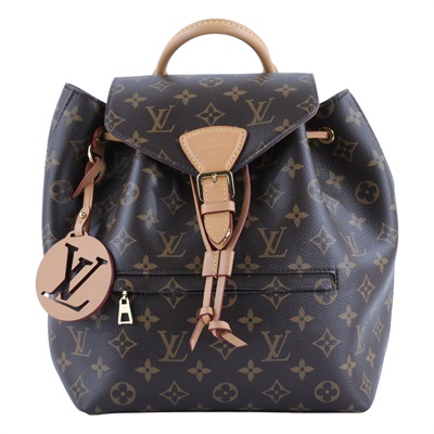 路易威登 LOUIS VUITTON Montsouris PM 後背包 經典帆布 M45501 晶片款  防塵袋/原廠盒子/購買證明