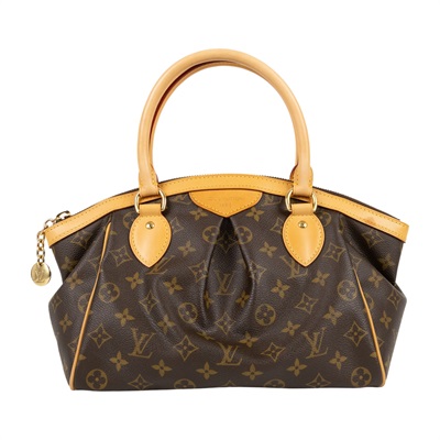 路易威登 LOUIS VUITTON Tivoli PM 經典帆布 M40143 棕原花Tivoli PM 手提包 防塵袋